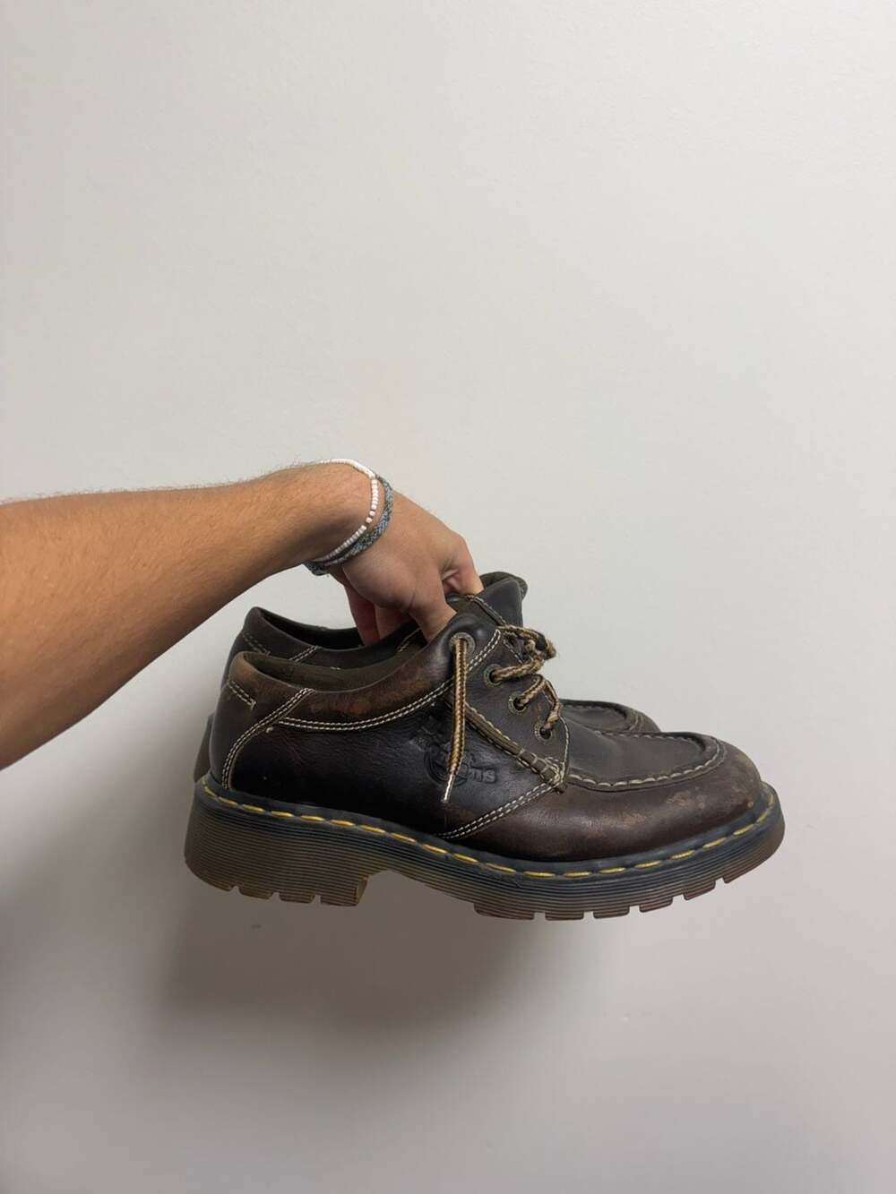 Dr. Martens 8A45 Shoes mens Size 8 Brown Leather Made in England